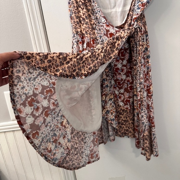 Promesa Wrap Floral Mini Dress Size M - Picture 5 of 12